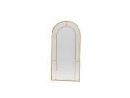 Hanah Home Espejo Cheval Rounda - Gold
